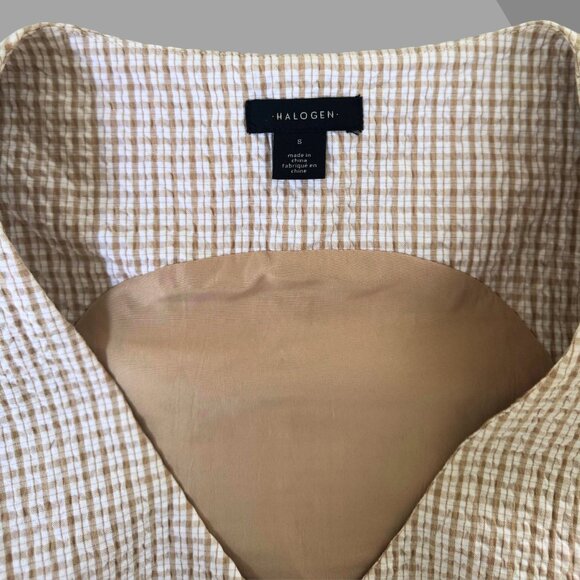 HALOGEN Women’s Checkered Vest – Small - Picture 5 of 5